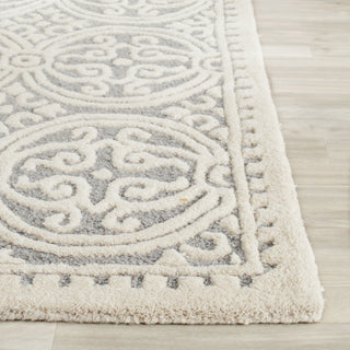 Safavieh Cambridge 123 Silver/Ivory Area Rug Detail