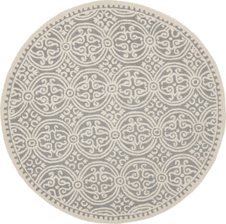 Safavieh Cambridge 123 Silver/Ivory Area Rug Round