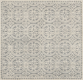 Safavieh Cambridge 123 Silver/Ivory Area Rug Square