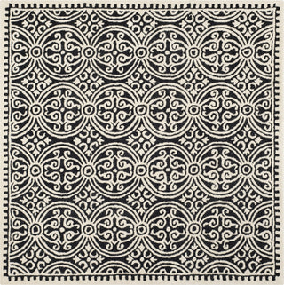 Safavieh Cambridge 123 Black/Ivory Area Rug Square