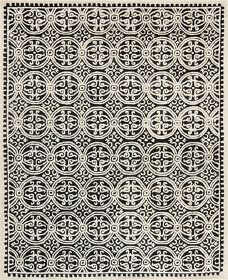 Safavieh Cambridge 123 Black/Ivory Area Rug Main