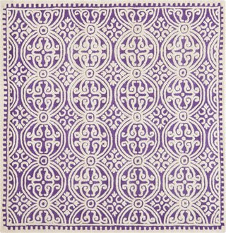 Safavieh Cambridge 123 Purple/Ivory Area Rug Square