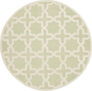 Safavieh Cambridge 125 Light Green/Ivory Area Rug Round