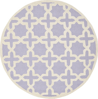 Safavieh Cambridge 125 Lavander/Ivory Area Rug Round