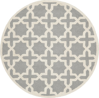 Safavieh Cambridge 125 Silver/Ivory Area Rug Round