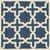 Safavieh Cambridge 125 Navy Blue/Ivory Area Rug Square