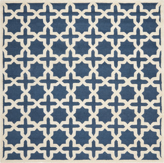 Safavieh Cambridge 125 Navy Blue/Ivory Area Rug Square