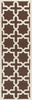 Safavieh Cambridge 125 Dark Brown/Ivory Area Rug Runner