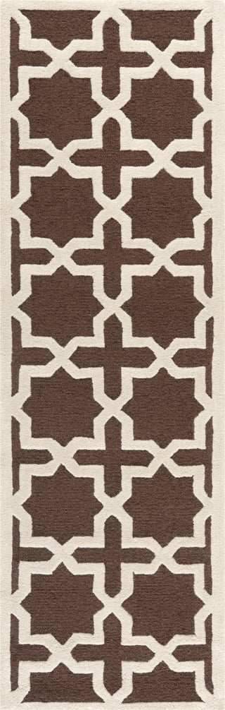 Safavieh Cambridge 125 Dark Brown/Ivory Area Rug Runner