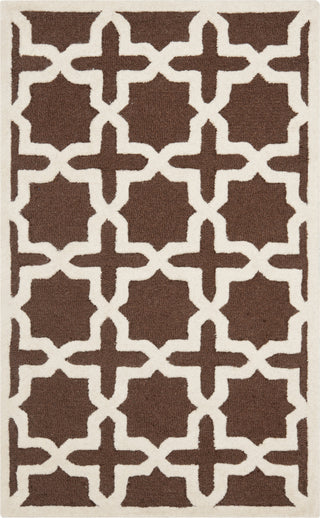 Safavieh Cambridge 125 Dark Brown/Ivory Area Rug Main