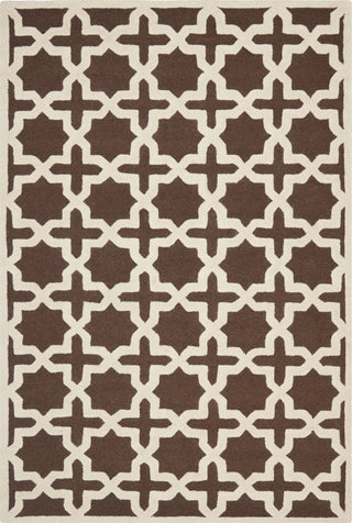 Safavieh Cambridge 125 Dark Brown/Ivory Area Rug Main