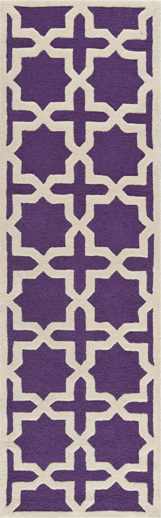 Safavieh Cambridge 125 Purple/Ivory Area Rug Runner