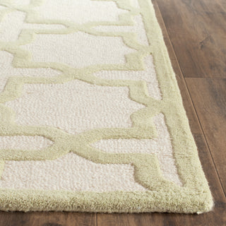 Safavieh Cambridge 125 Ivory/Light Green Area Rug Detail