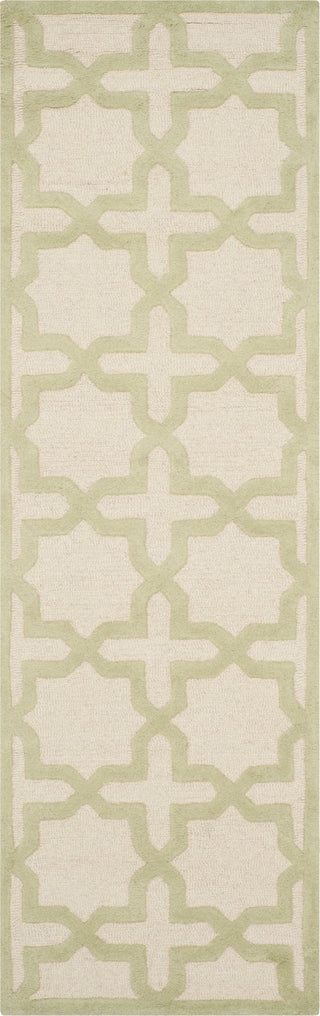 Safavieh Cambridge 125 Ivory/Light Green Area Rug Runner