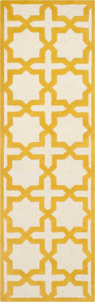 Safavieh Cambridge 125 Ivory/Gold Area Rug Runner