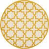 Safavieh Cambridge 125 Ivory/Gold Area Rug Round