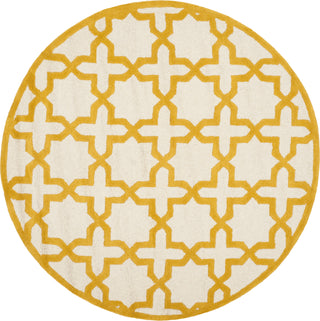 Safavieh Cambridge 125 Ivory/Gold Area Rug Round