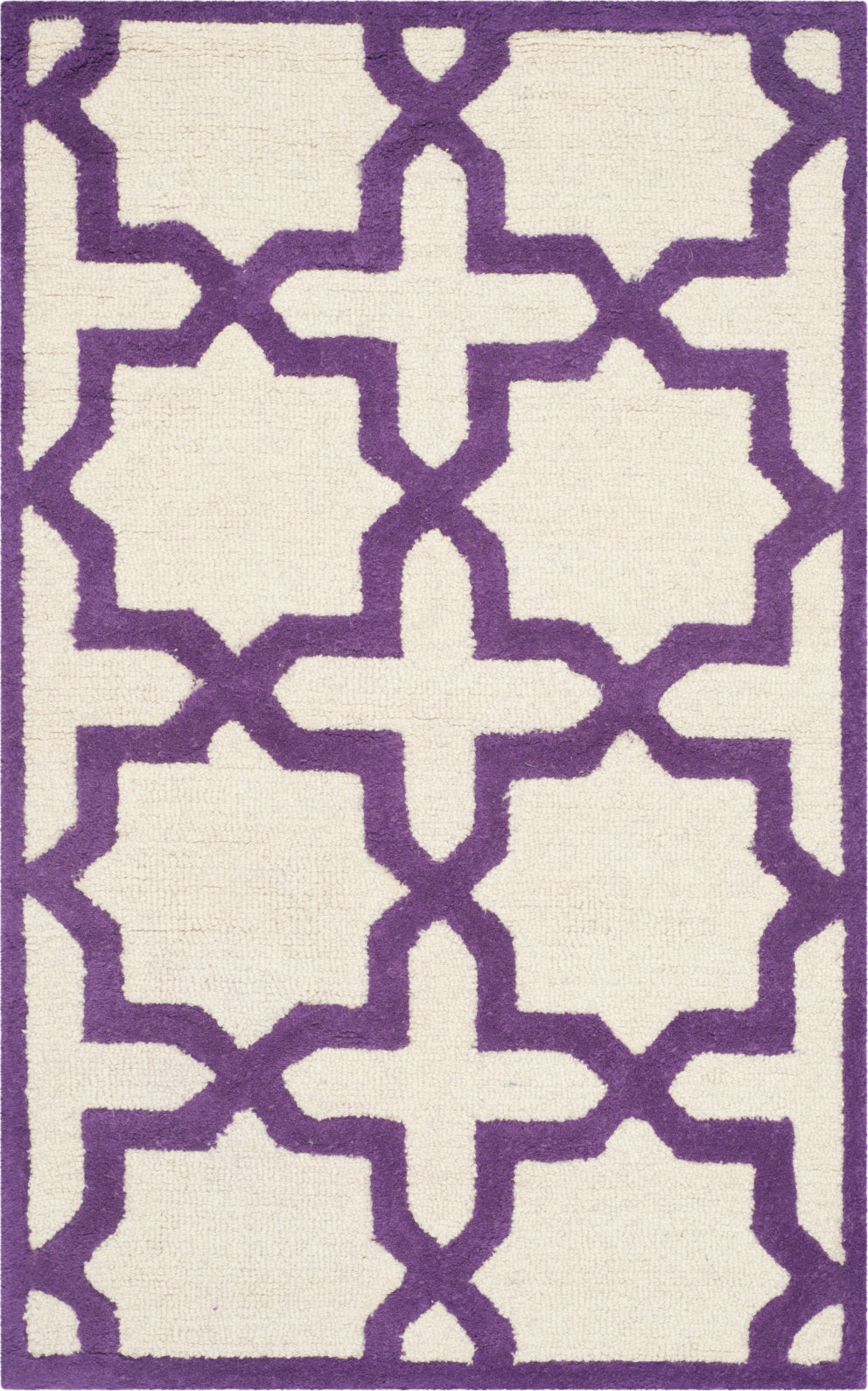Safavieh Cambridge 125 Ivory/Purple Area Rug main image