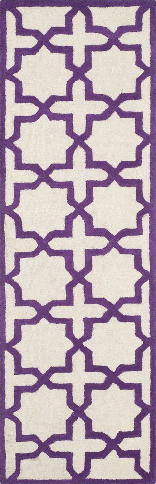 Safavieh Cambridge 125 Ivory/Purple Area Rug Runner