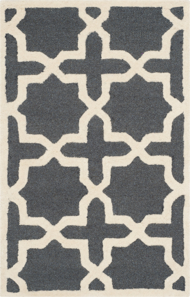 Safavieh Cambridge 125 Dark Grey/Ivory Area Rug main image