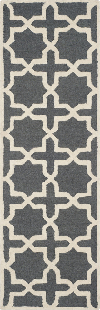 Safavieh Cambridge 125 Dark Grey/Ivory Area Rug Runner