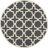Safavieh Cambridge 125 Dark Grey/Ivory Area Rug Round