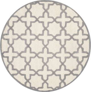 Safavieh Cambridge 125 Ivory/Silver Area Rug Round