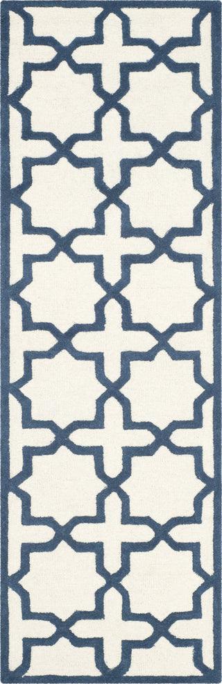 Safavieh Cambridge 125 Ivory/Navy Area Rug Runner