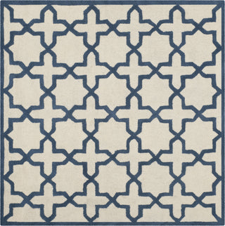 Safavieh Cambridge 125 Ivory/Navy Area Rug Square