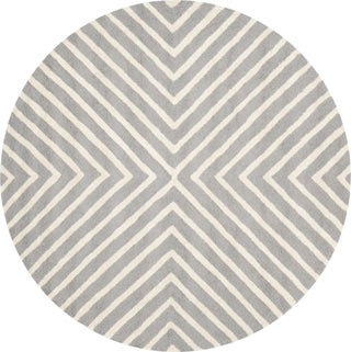 Safavieh Cambridge 129 Silver/Ivory Area Rug Round