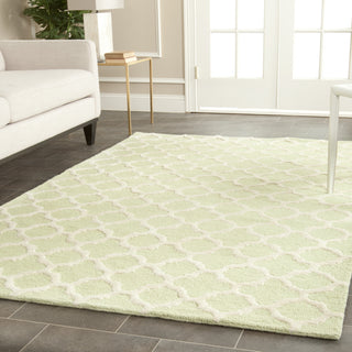 Safavieh Cambridge 130 Light Green/Ivory Area Rug Room Scene Feature