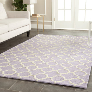 Safavieh Cambridge 130 Lavander/Ivory Area Rug Room Scene Feature