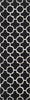 Safavieh Cambridge 130 Black/Ivory Area Rug Runner