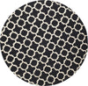Safavieh Cambridge 130 Black/Ivory Area Rug Round