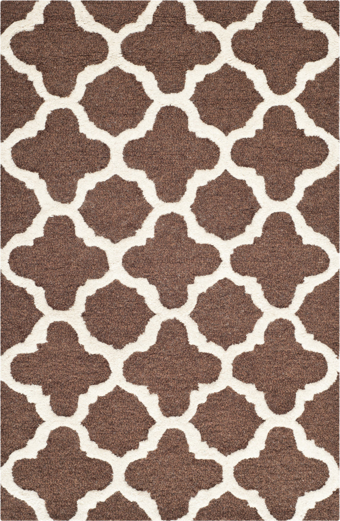 Safavieh Cambridge 130 Dark Brown/Ivory Area Rug main image