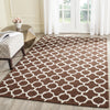 Safavieh Cambridge 130 Dark Brown/Ivory Area Rug Room Scene Feature