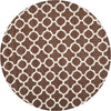 Safavieh Cambridge 130 Dark Brown/Ivory Area Rug Round