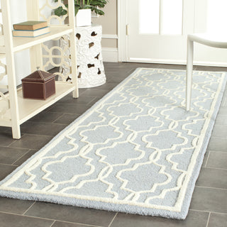 Safavieh Cambridge 131 Light Blue/Ivory Area Rug Room Scene