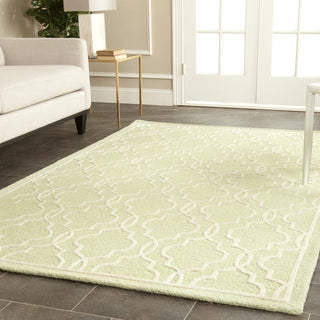 Safavieh Cambridge 131 Light Green/Ivory Area Rug Room Scene Feature