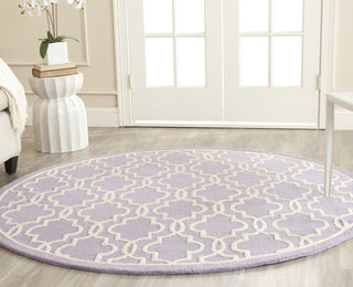 Safavieh Cambridge 131 Lavander/Ivory Area Rug Room Scene