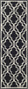 Safavieh Cambridge 131 Black/Ivory Area Rug Runner
