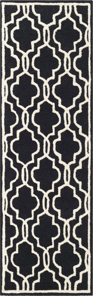 Safavieh Cambridge 131 Black/Ivory Area Rug Runner