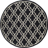 Safavieh Cambridge 131 Black/Ivory Area Rug Round