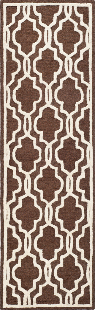 Safavieh Cambridge 131 Dark Brown/Ivory Area Rug Runner