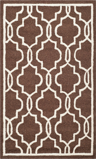 Safavieh Cambridge 131 Dark Brown/Ivory Area Rug Main