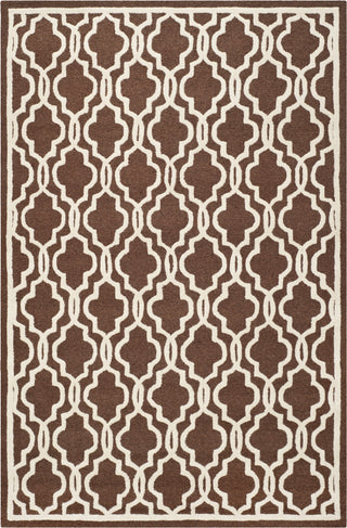 Safavieh Cambridge 131 Dark Brown/Ivory Area Rug Main