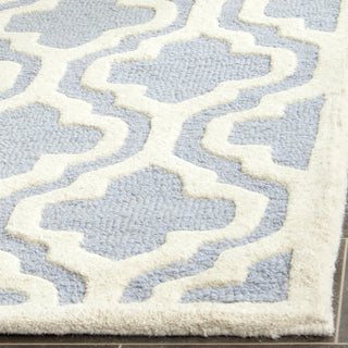 Safavieh Cambridge 132 Light Blue/Ivory Area Rug Detail