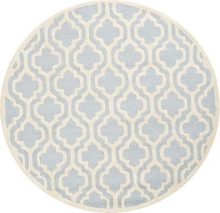 Safavieh Cambridge 132 Light Blue/Ivory Area Rug Round