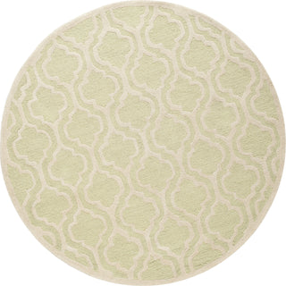 Safavieh Cambridge 132 Light Green/Ivory Area Rug Round