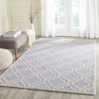 Safavieh Cambridge 132 Lavander/Ivory Area Rug Room Scene Feature